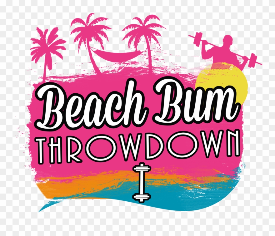 Beach Bum Throwdown I Clipart