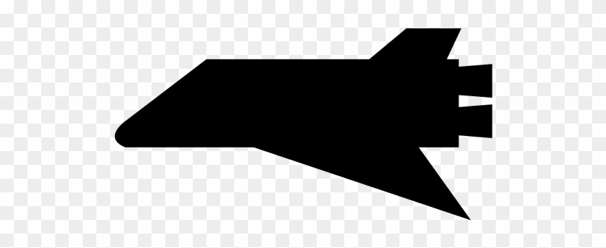 Space Shuttle - Stealth Aircraft Clipart