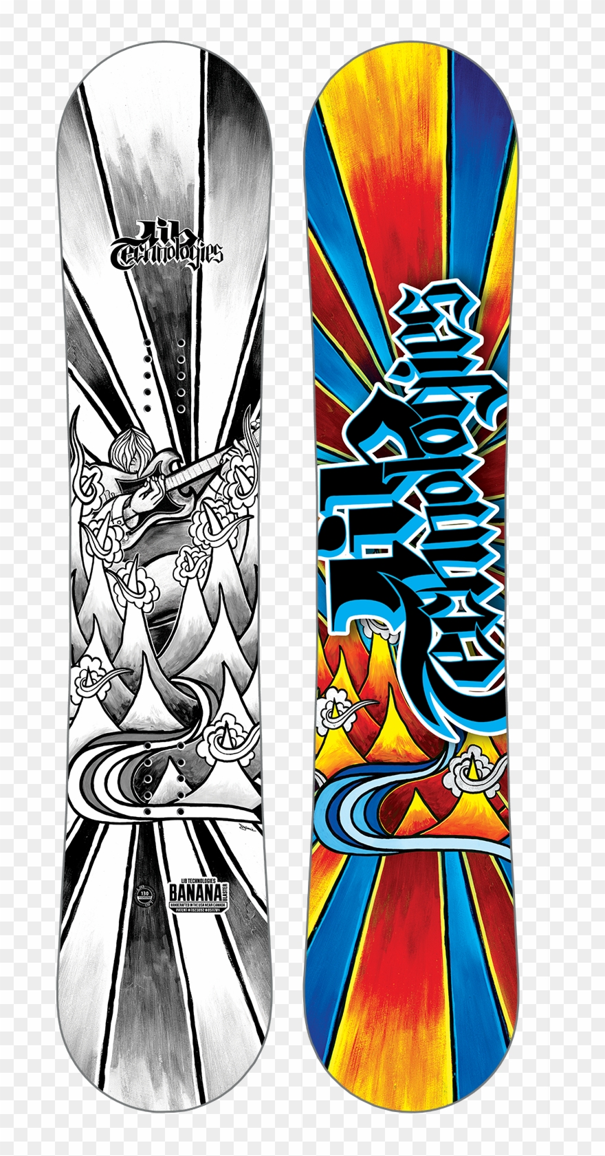 Svg Freeuse Stock Banana Blaster Btx Youth Lib Tech - Lib Tech Banana Blaster Boys Clipart