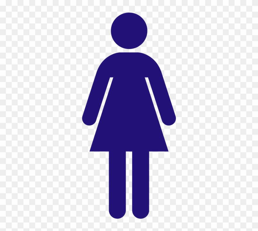 Freedom And Legacy Program - Pink Women Bathroom Sign Clipart
