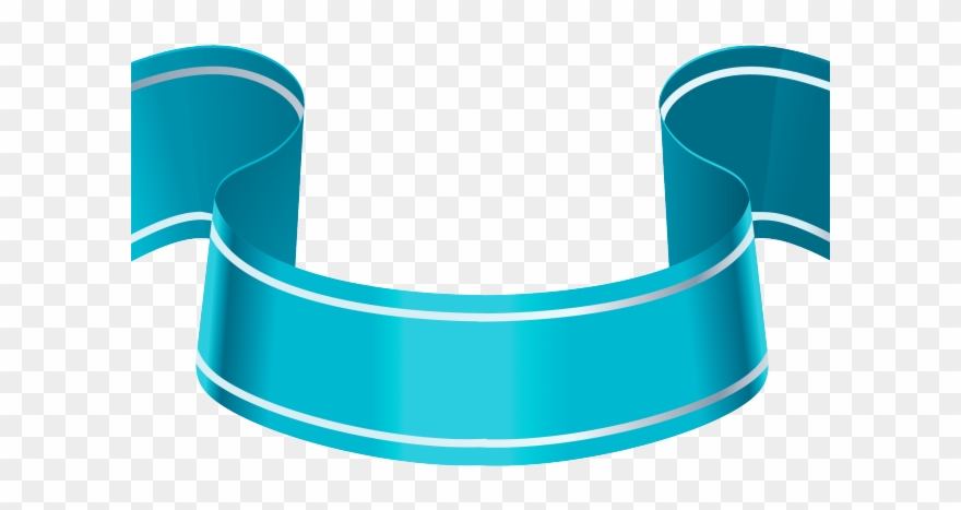 Ribbons Clipart Sky Blue - Png Download