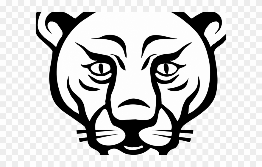 Chimpanzee Clipart Cartoon Lion Face - Drawing Easy Lion Heads - Png Download