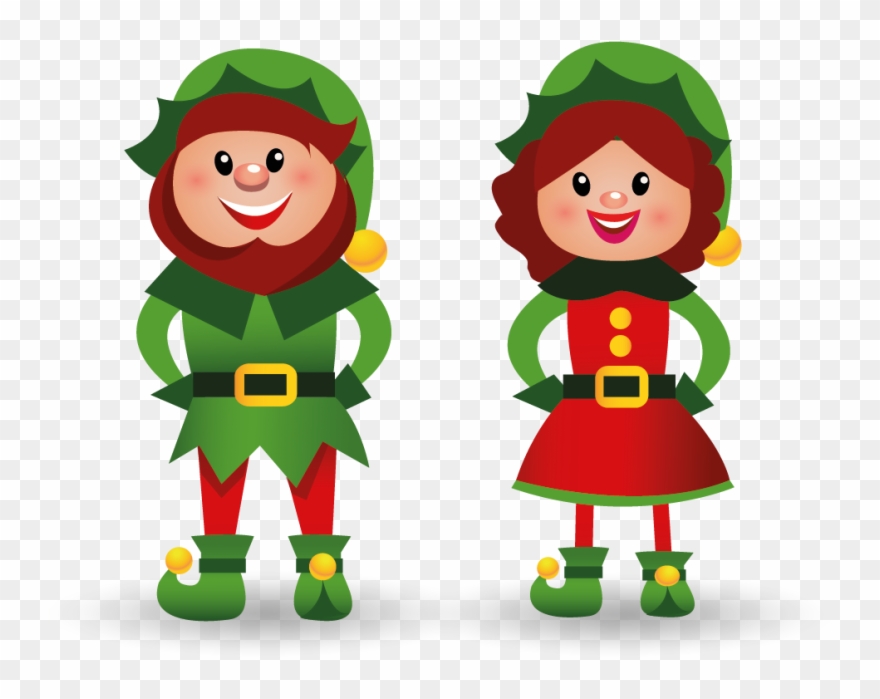 Lutin Pere Noel - Christmas Tree And Presents Clipart - Png Download