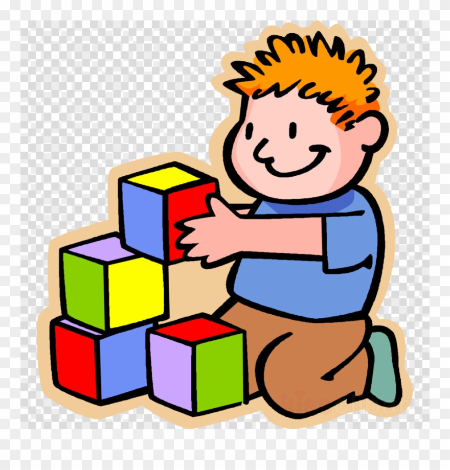 Playing With Blocks Clipart Toy Block Play Clip Art - Png Download