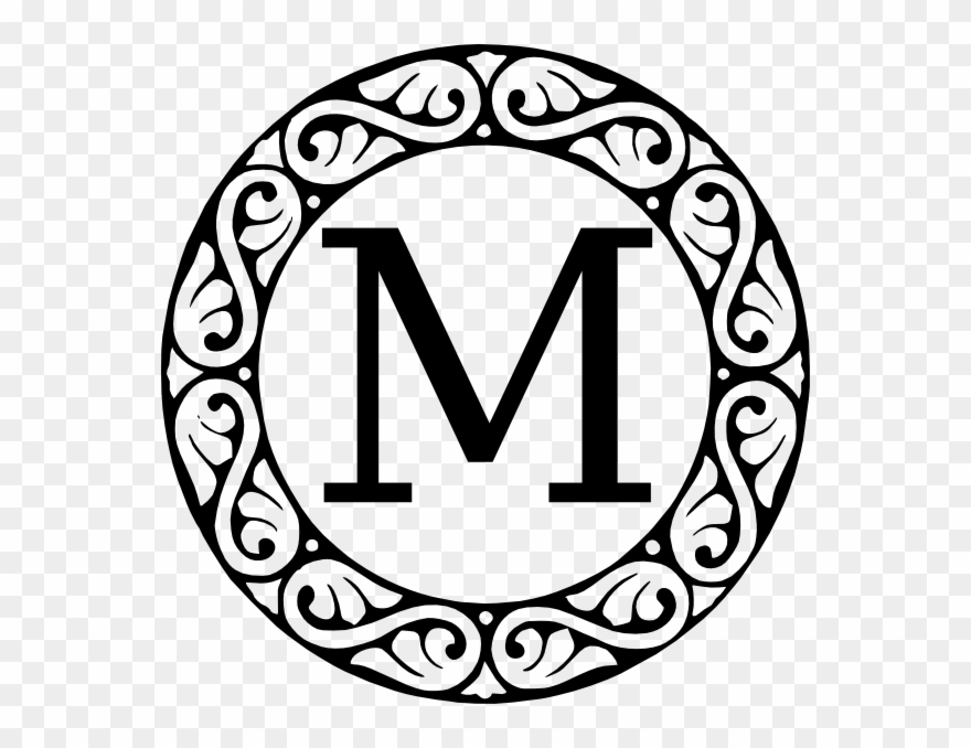 M Monogram Png, Svg Clip Art For Web - Letter M Monogram Clipart Transparent Png