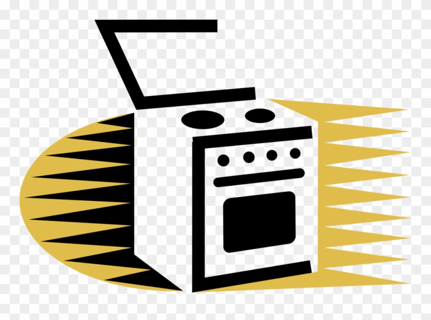 Kitchen Range Or Oven Image Illustration Of Clipart