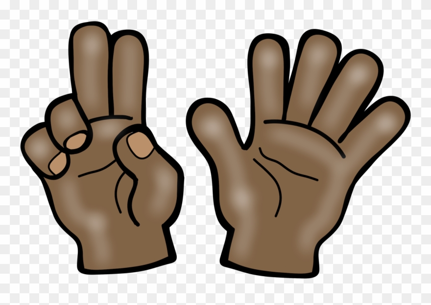 4 Fingers Clip Art - Tinytap Ltd. - Png Download
