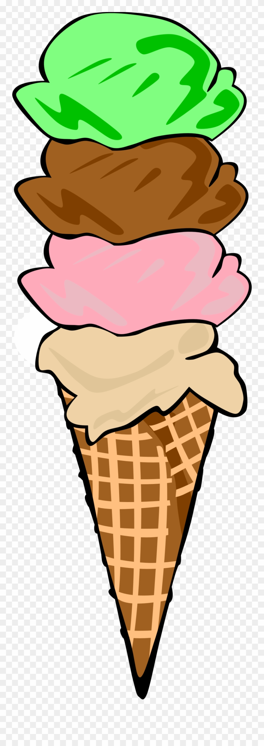 Big Image - Ice Cream Clipart - Png Download