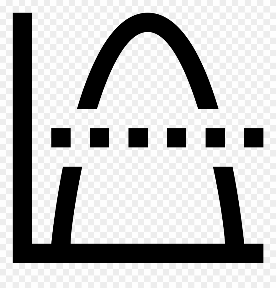 Bell Curve Icon - Icon Clipart