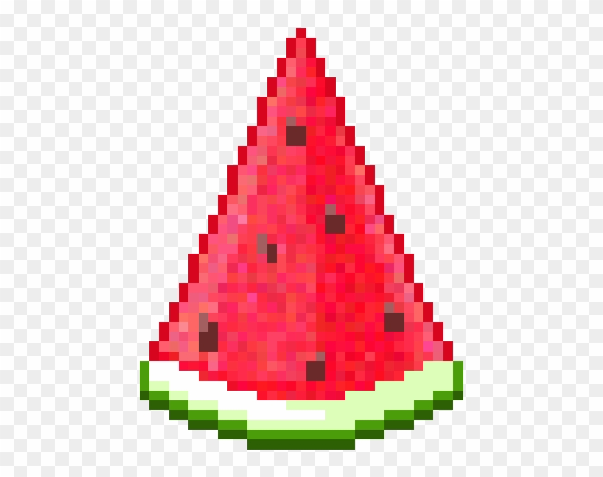 Its Just A Watermelon Kind Of Life - Illuminati Pixel Art Clipart
