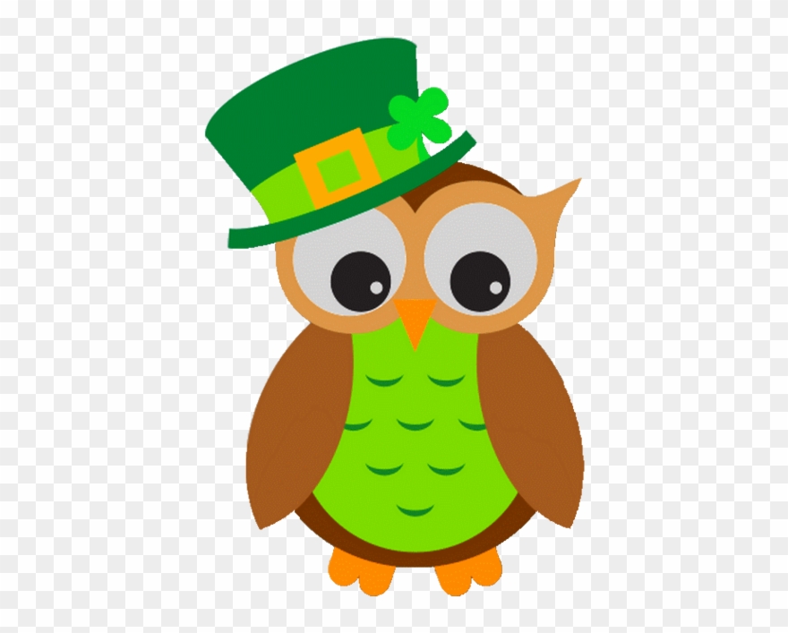Owl Saint Patrick S State Patty Patricks Clipart