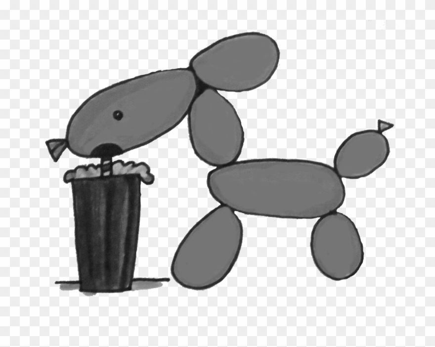 How To Draw A Balloon Animal Clipart