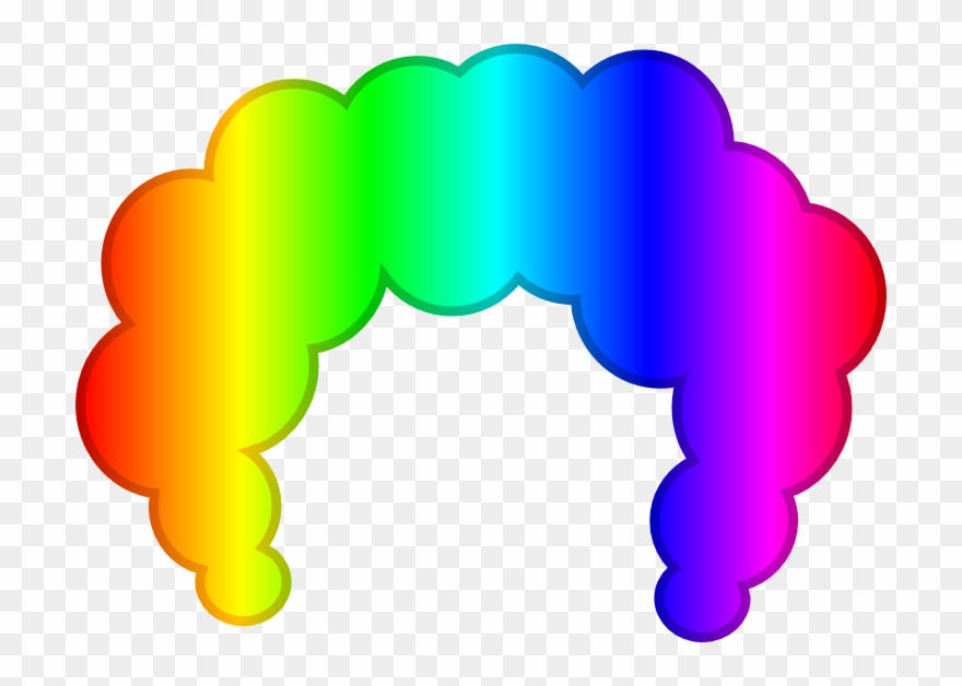 Clown Wig - Wig Clipart