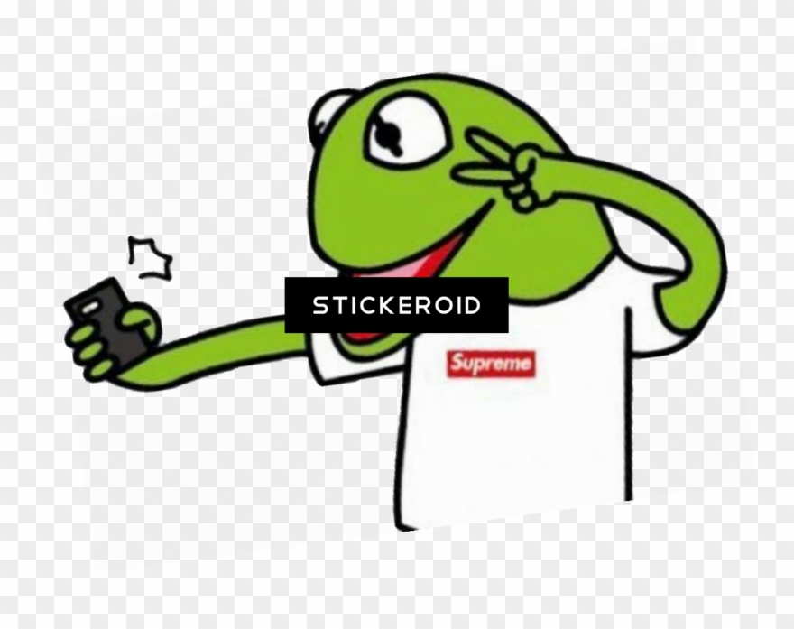 Supreme Kermet - 搞怪 头像 Clipart