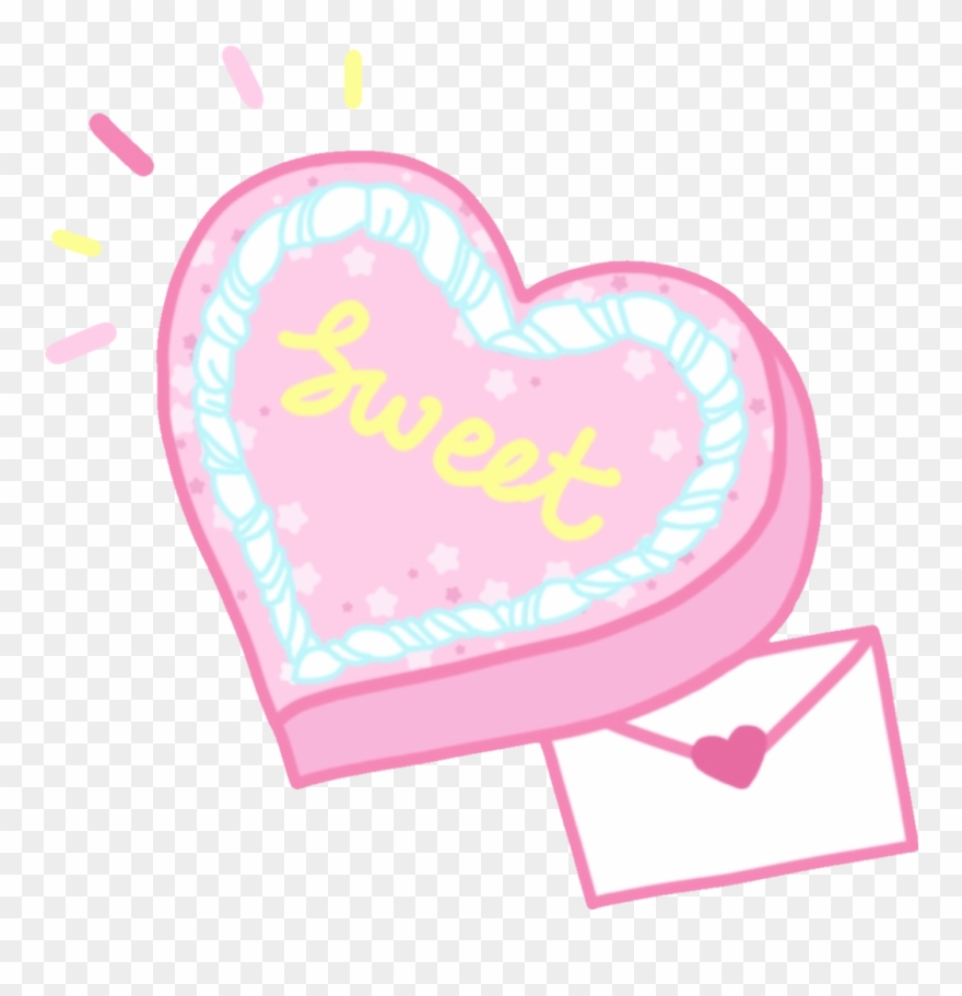 Remixit Sticker Kawaii Cute Pink Soft Love Letter - Kawaii Clipart