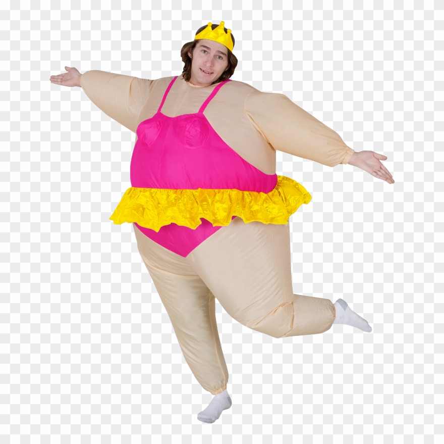 Halloween Costume For Women Inflatable Ballerina Fancy Clipart