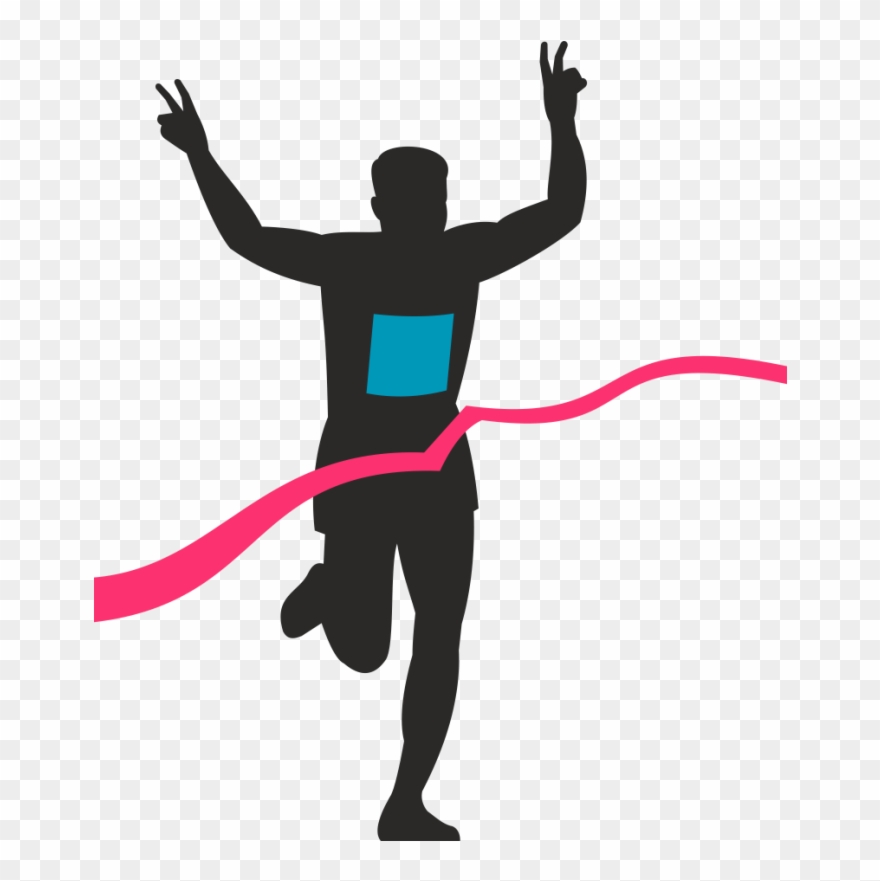 Бегун - Marathon Runner Clipart