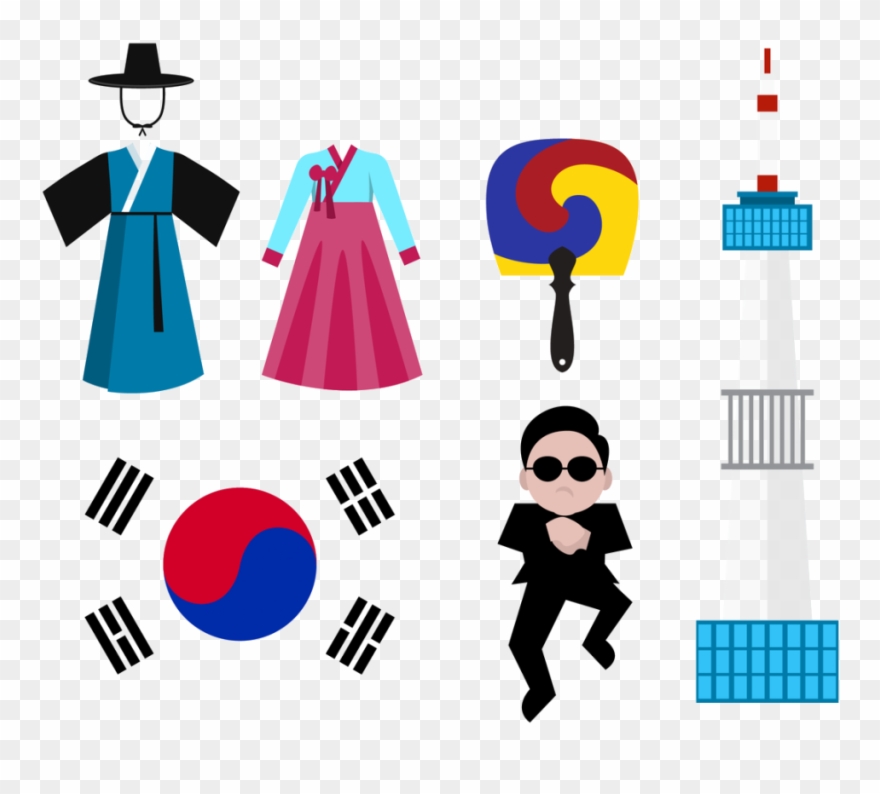 Korea Flag Png Transparent Image - South Korea Flag Clipart