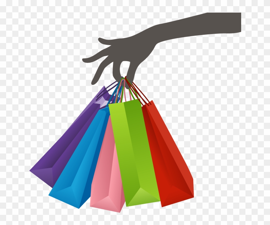 Point Of Sale In Which They Will Help You Find The - 手 拿 购物 袋 Clipart