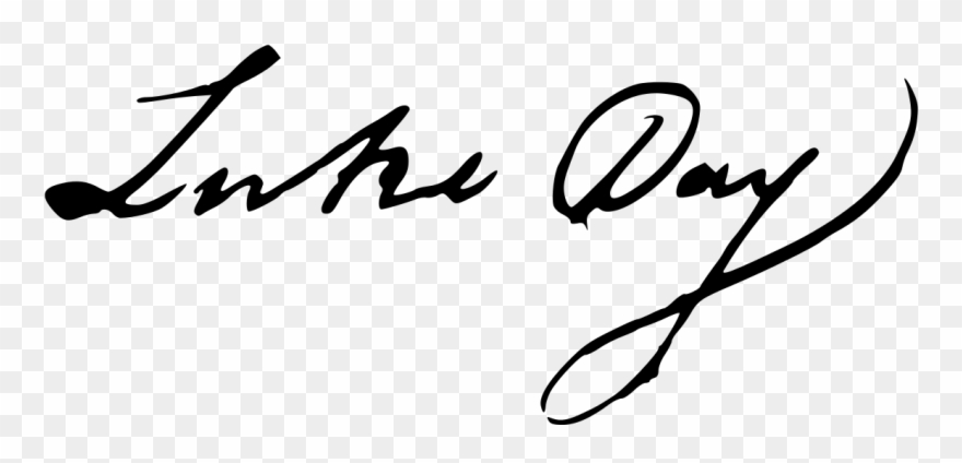 Luke Signature Clipart