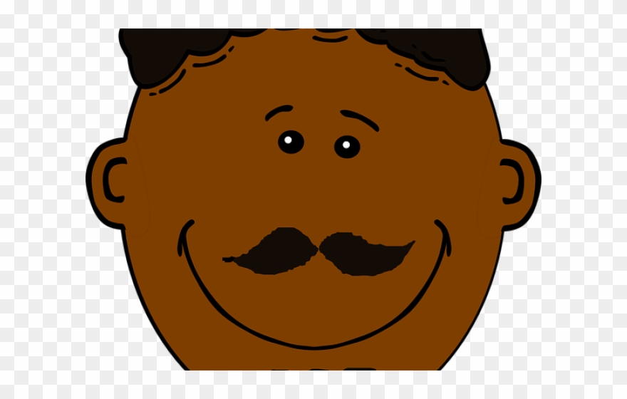 Dark Hair Clipart Dark Person - Png Download