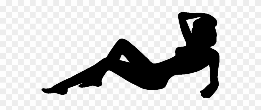 Обнаженная Девушка, Лежащая На Спине - Human Back Clipart