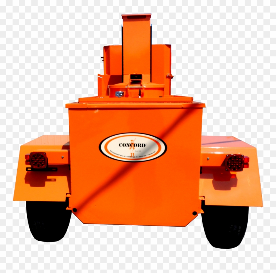 Concord Road Equipment Orange Tar Kettle Rear - Kettle Clipart