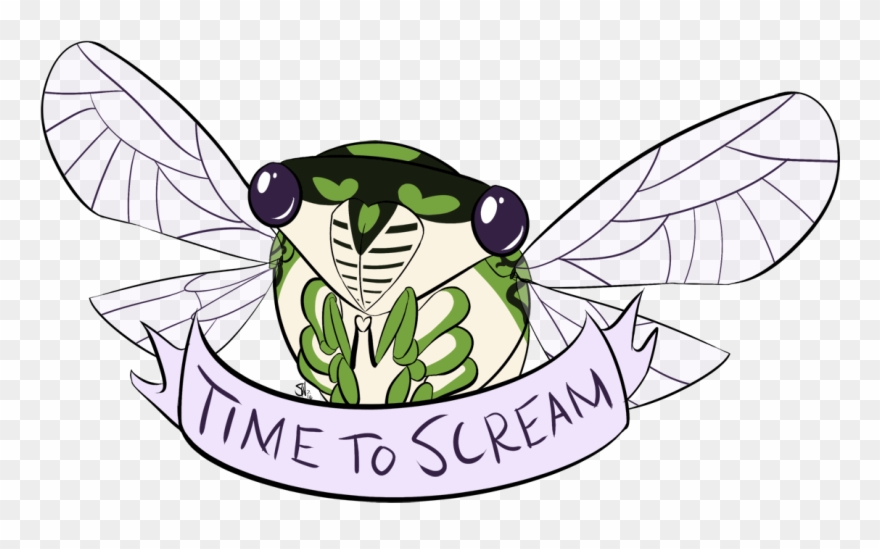 “i Heard The First Cicada Of The Season This Morning - Canvas Print Clipart