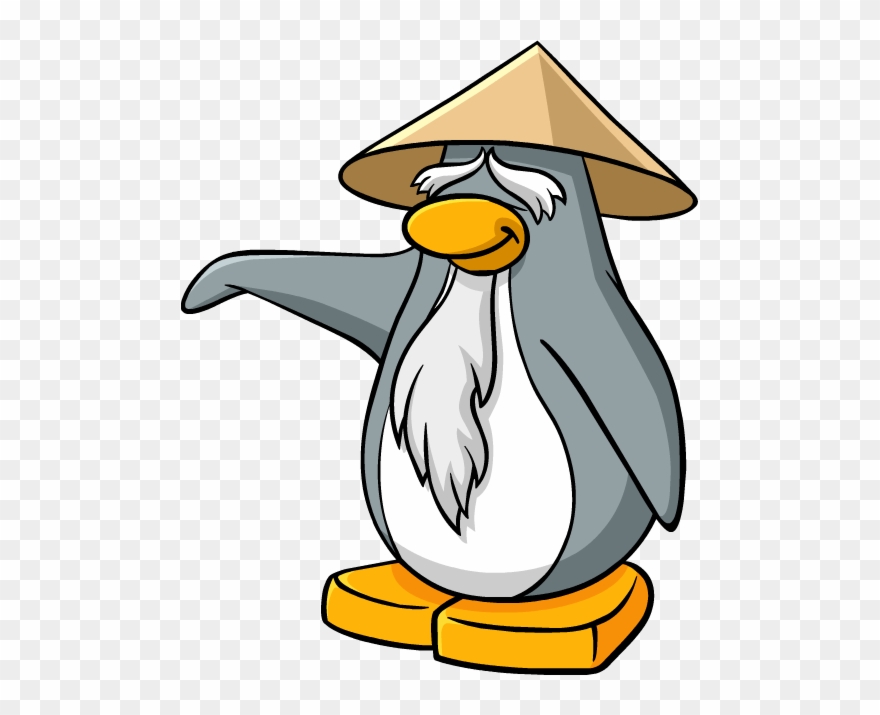 Es El Único Pingüino Con Color Gris Hasta El Momento - Club Penguin Sensei Png Clipart