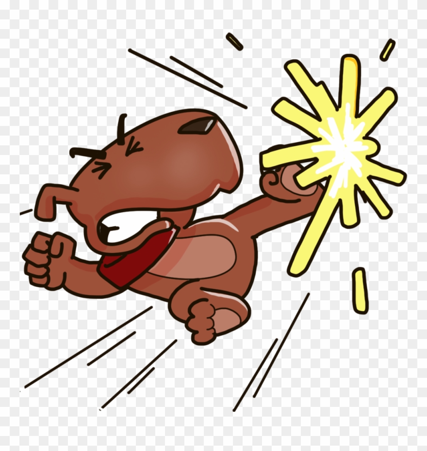 Labradokdok Is A Hot Headed Dog - Cartoon Clipart