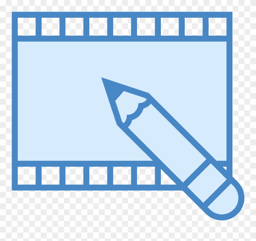 Video Editing Icon - Video Editing Icon Png Blue Clipart