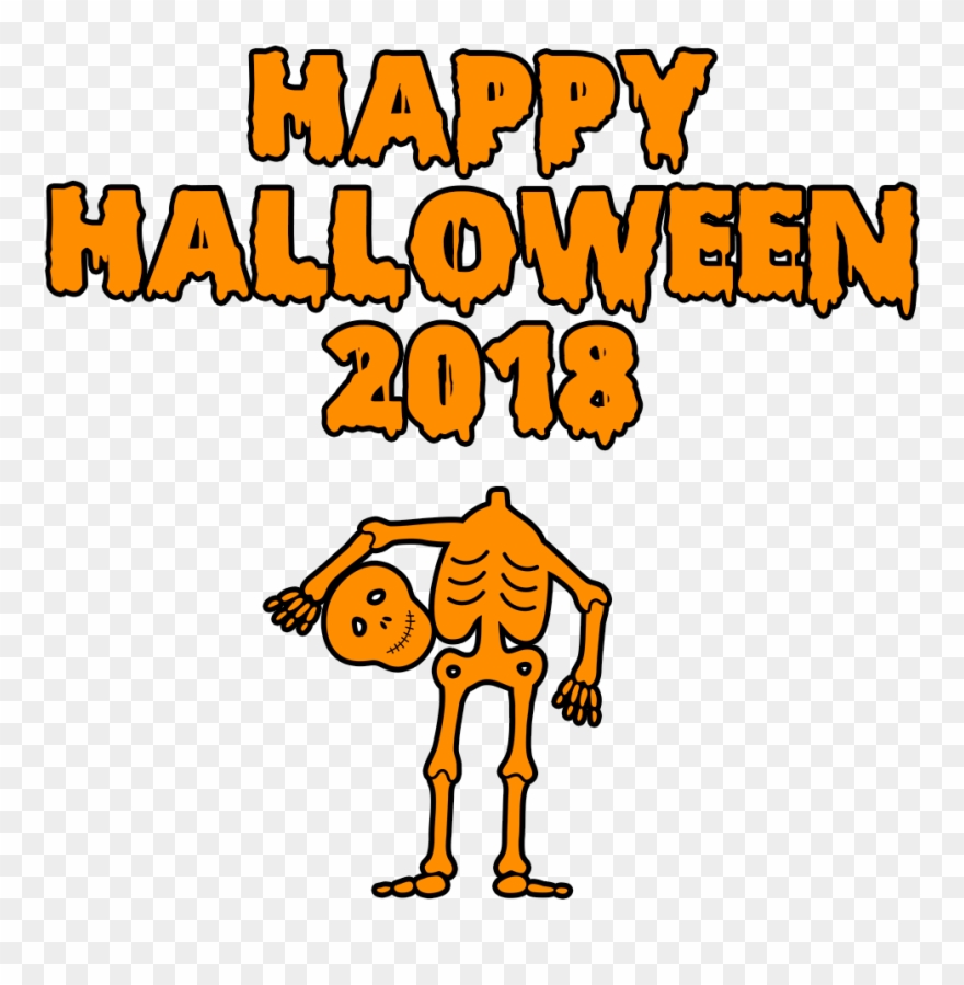 Download - Happy Halloween 2018 Clipart - Png Download
