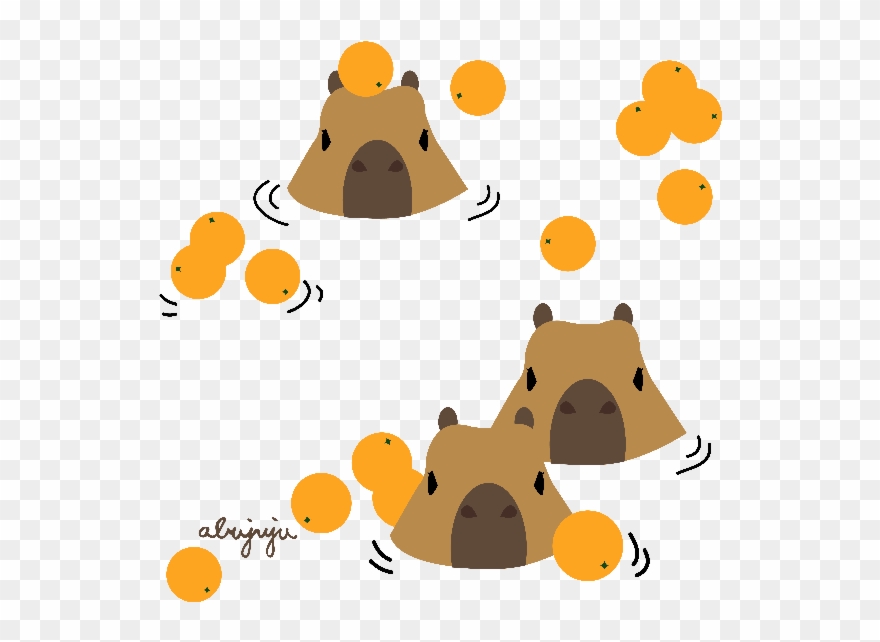 Capibara Animal En Eva Clipart