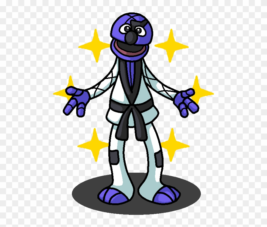 Download Hd Shiny Sawk Grover By Shawarmachine - Pokemon Sesame Street Clipart