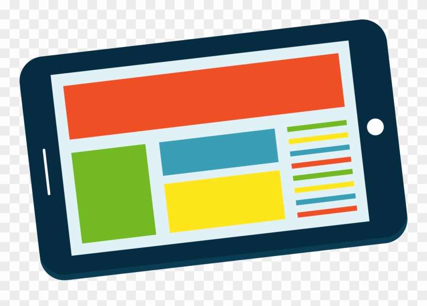 Ipad Flat Design Clipart