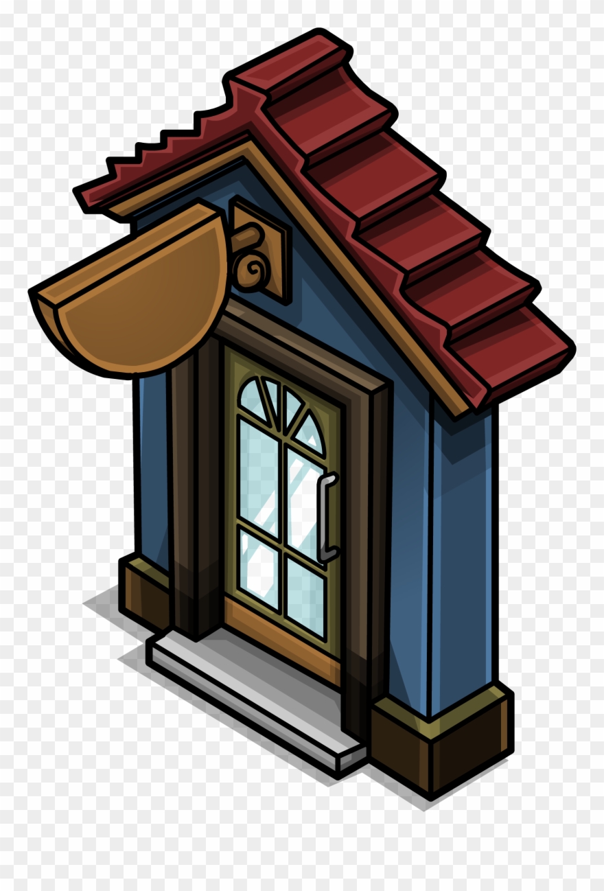 Cozy Blue Door Sprite 001 - Cozy Blue Clipart