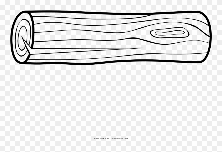 Log Coloring Pages Beautiful Page Ultra For 8 From - Line Art Clipart