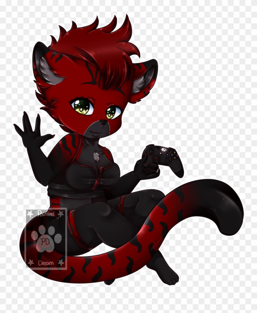 Cozy Gamer - Cartoon Clipart