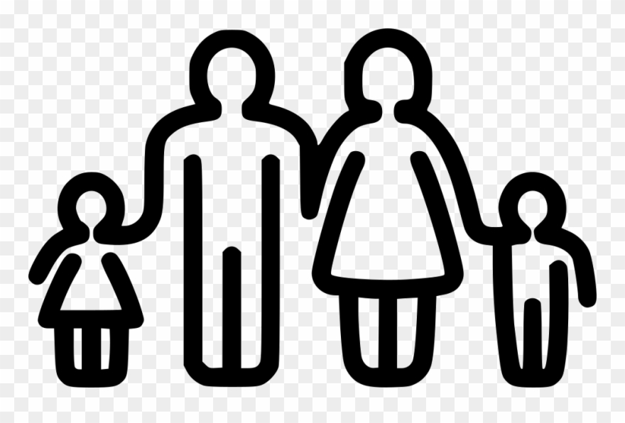 Family Mother Father Children Child Girl Boy Comments - Family Icon Png Transparent Clipart