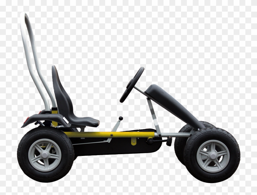 Grant Large Yellow Pedal Go Kart Clipart