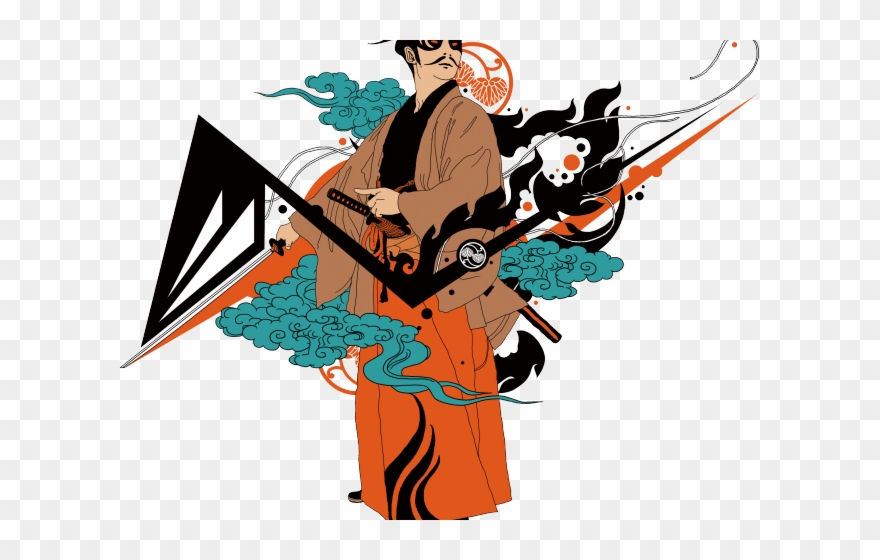 Samurai Clipart Japanese History - Samurai Art Japanese - Png Download
