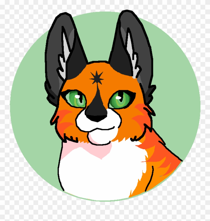 Foxtail With Little Star Design - Design Clipart