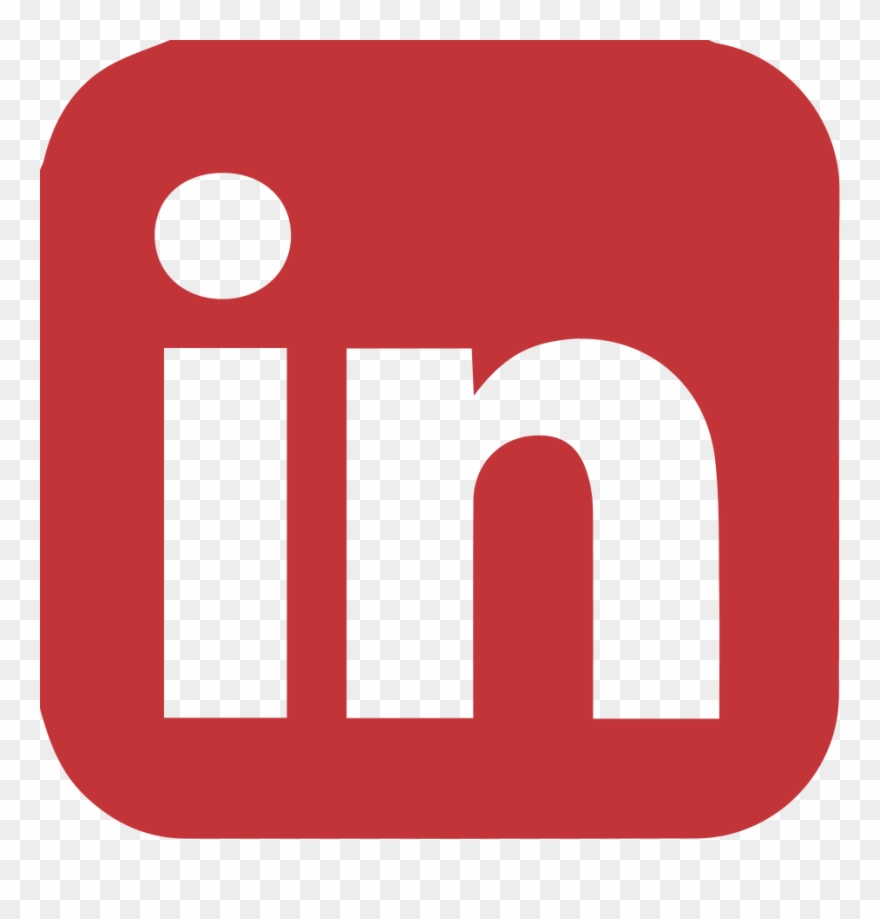 Email Us Find Us On Linkedin - Linkedin Gray Logo Png Clipart