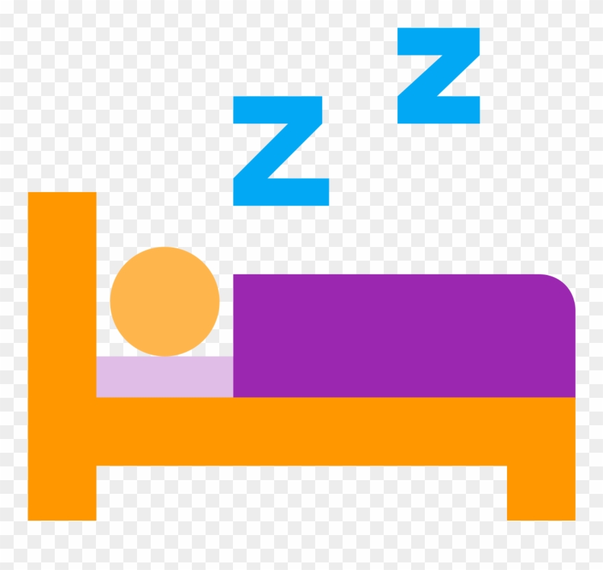 Bed Icon Download - Sleep Icon Colored Png Clipart