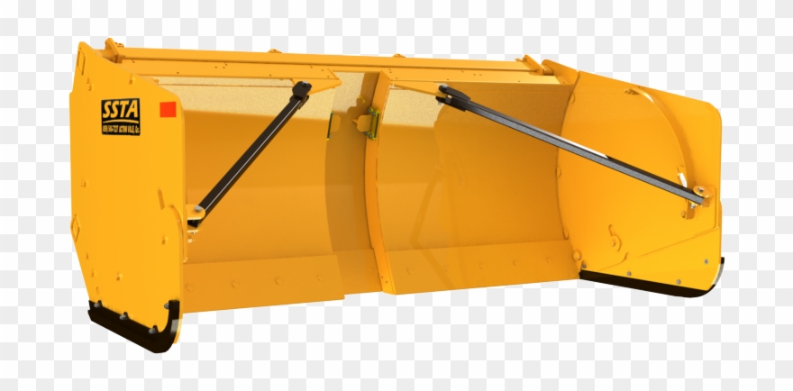 Front Plow T-1017 3 Points Beam Fixed Snow Wings - Slope Clipart