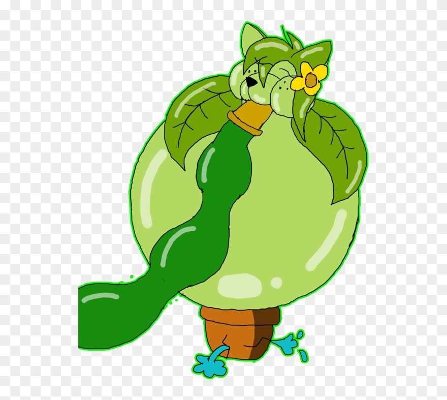 Watering Venus - Cartoon Clipart