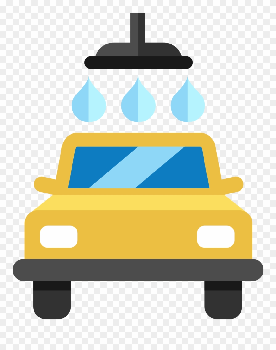 The Works Wash - Car Washing Icon Clipart