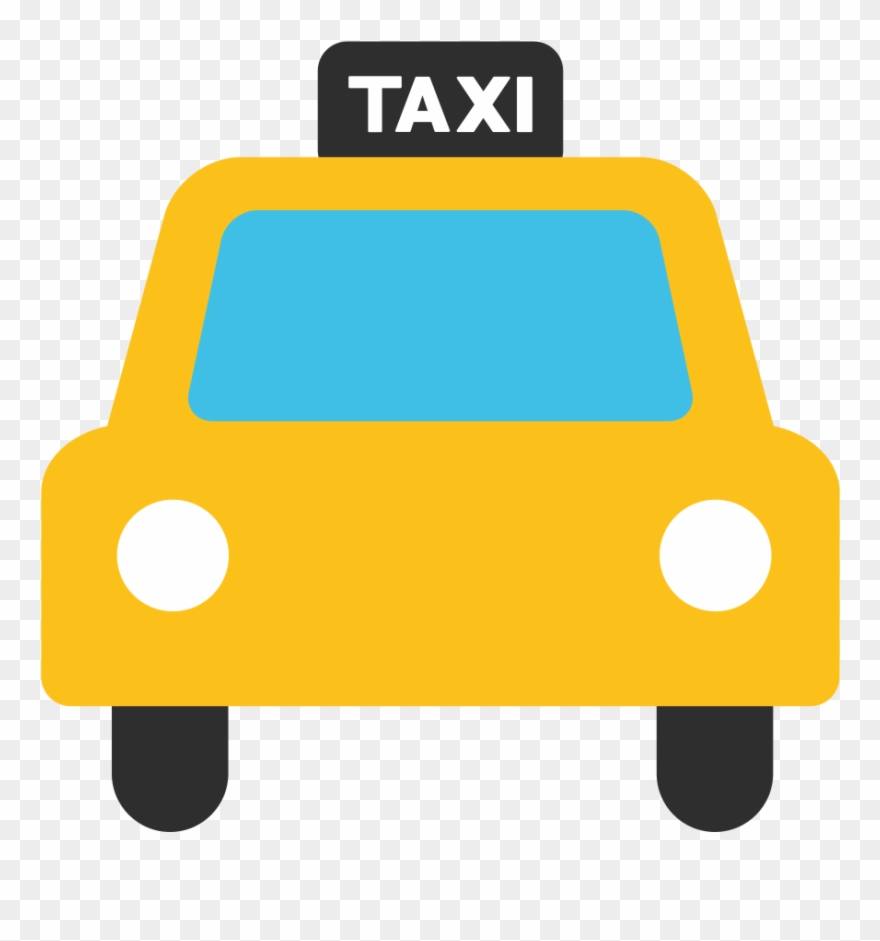 File - Emoji U1f696 - Svg - Taxi Svg Clipart