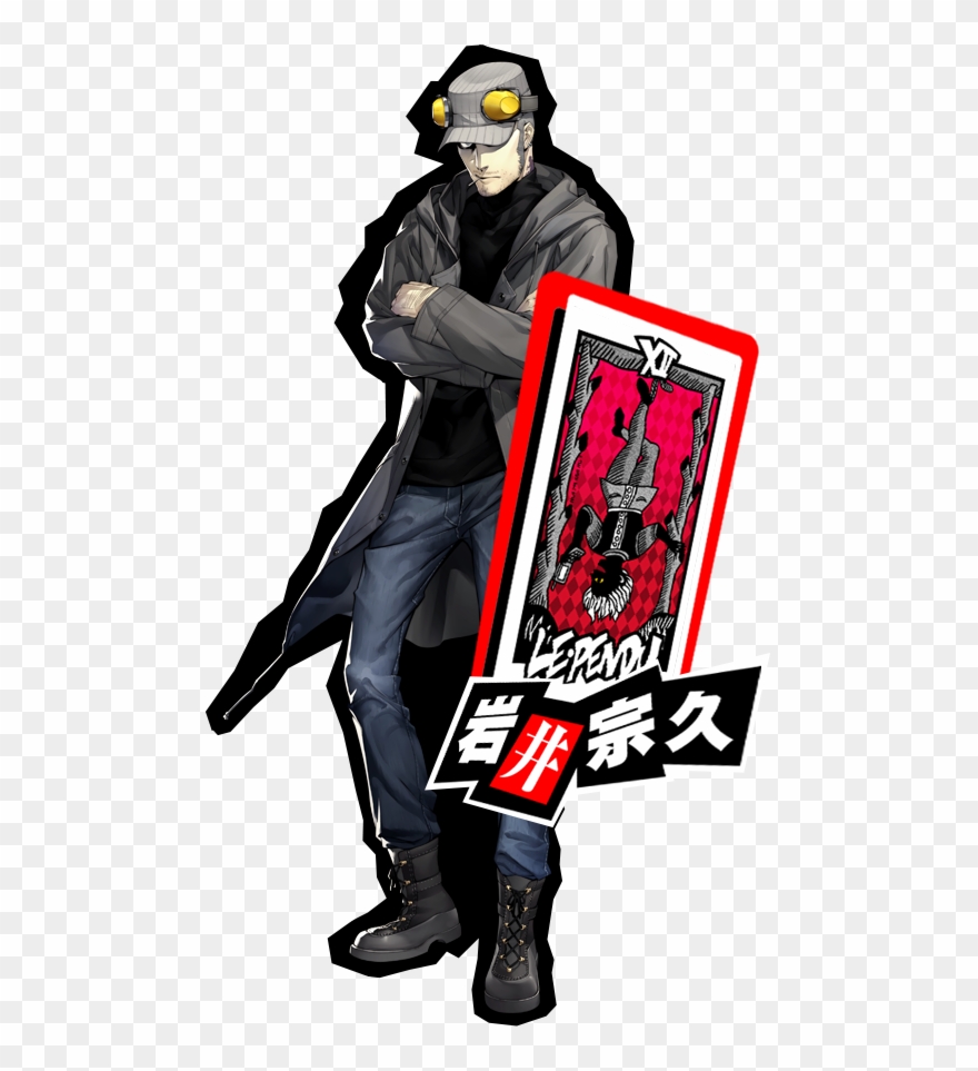 The New Designed Tarot Cards - Persona 5 Hanged Man Clipart