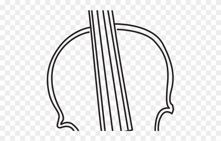 Drawn Violin Instrument Clipart